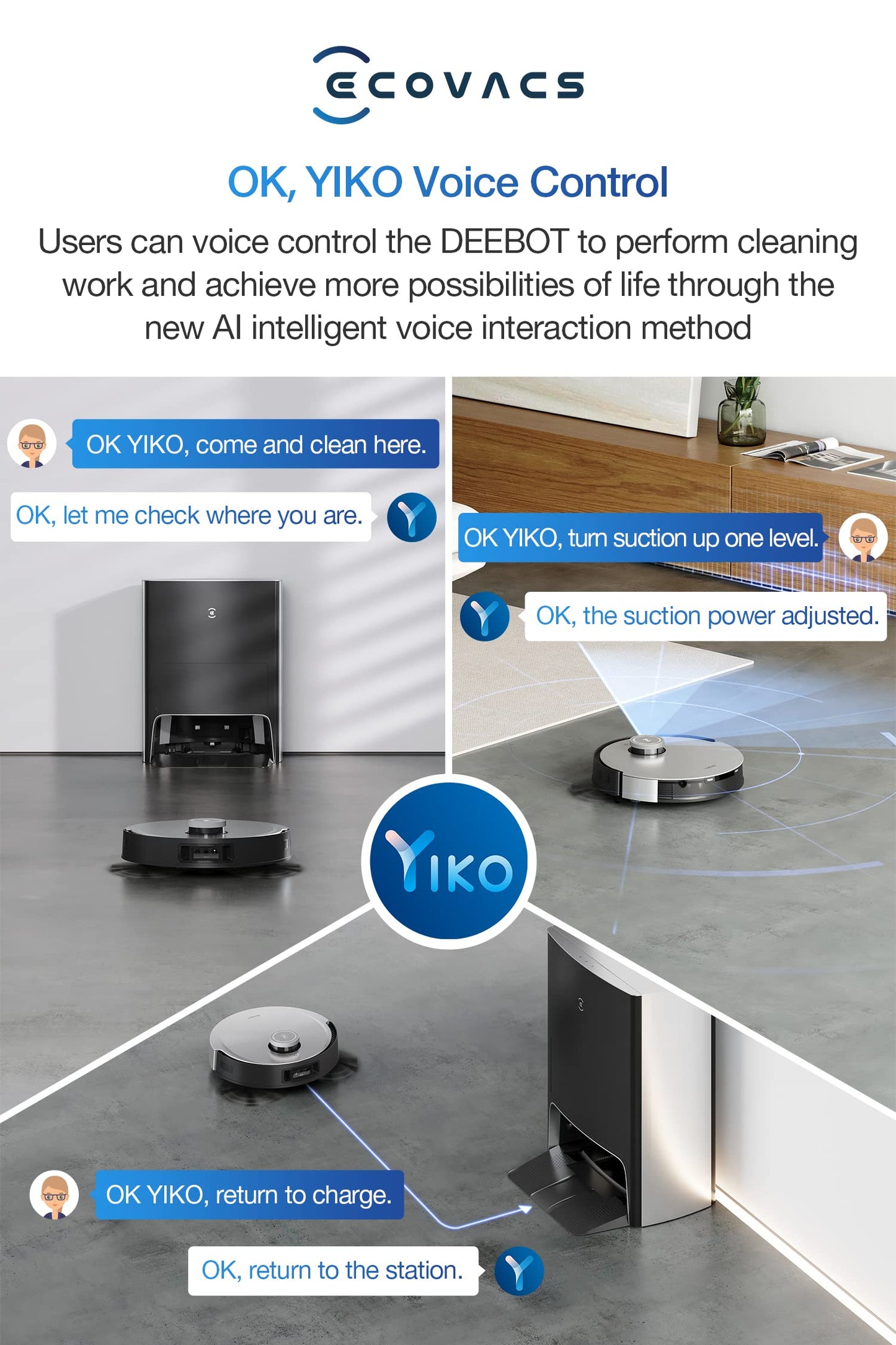 ECOVACS Deebot X1 Turbo Robot Vacuum Cleaner, Sweeping and Mopping, Auto-wash mop, 5000 pa Strong Suction Power, AIVI 3D and OZMO Turbo 2.0 Technology(2 Year Warranty by ECOVACS)