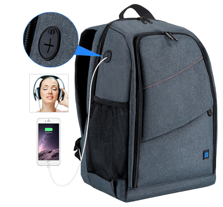 PULUZ Outdoor Camera Backpack - Professional storage for sports essentials. Comfortable handles, spacious, waterproof, and wear-resistant. Ideal for DSLR, lenses, and accessories. Multiple pockets for organization. Perfect for outdoor adventures.