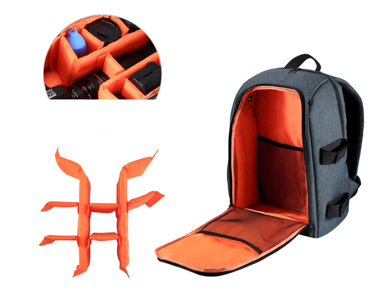 PULUZ Outdoor Camera Backpack - Professional storage for sports essentials. Comfortable handles, spacious, waterproof, and wear-resistant. Ideal for DSLR, lenses, and accessories. Multiple pockets for organization. Perfect for outdoor adventures.