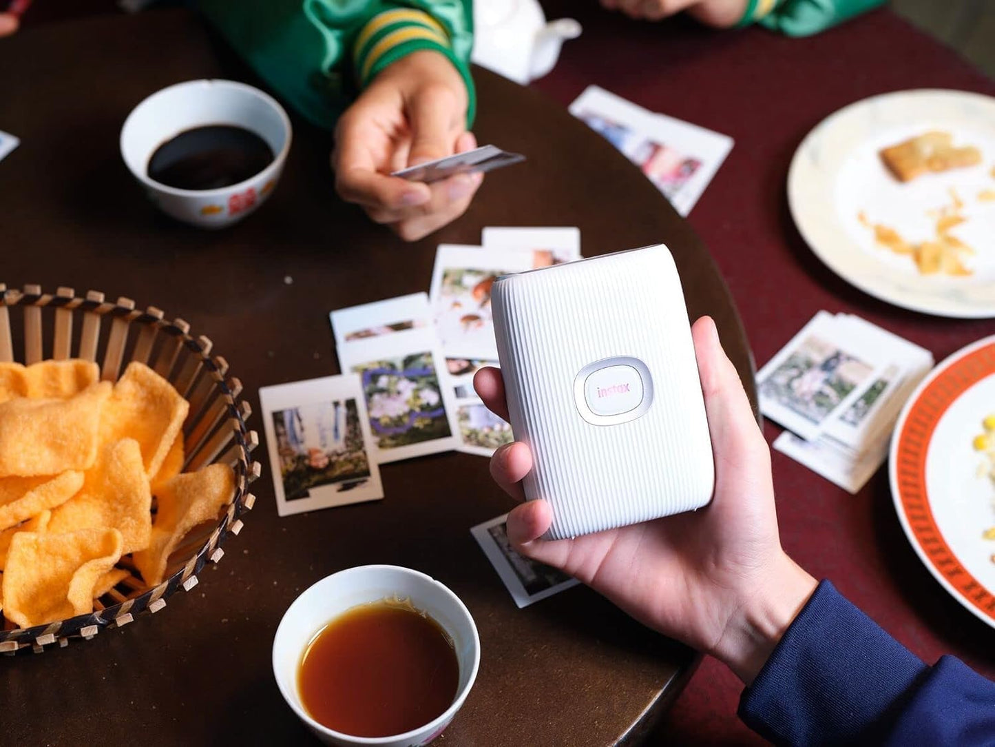 Instax FujiFilm Mini Link 2 Instant Printer (Clay White)