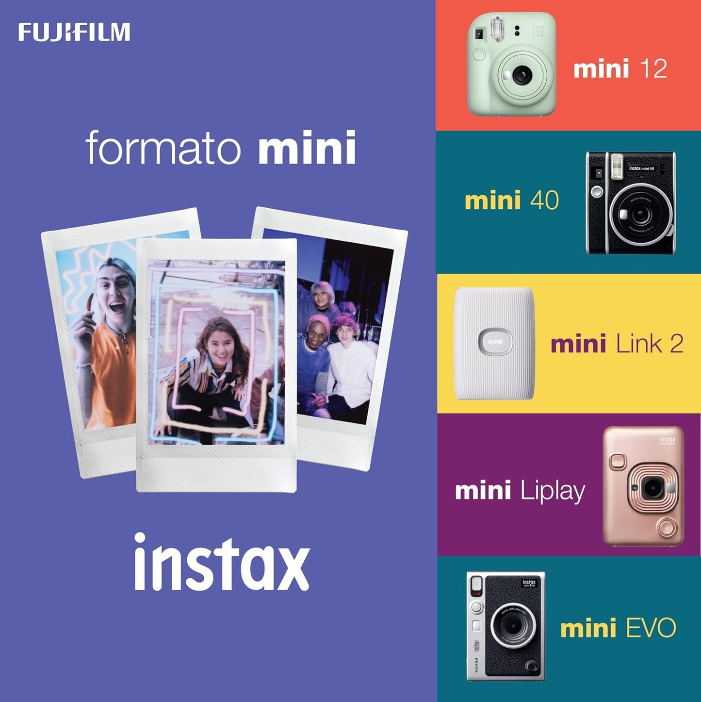 Instax FujiFilm Mini Link 2 Instant Printer (Clay White)
